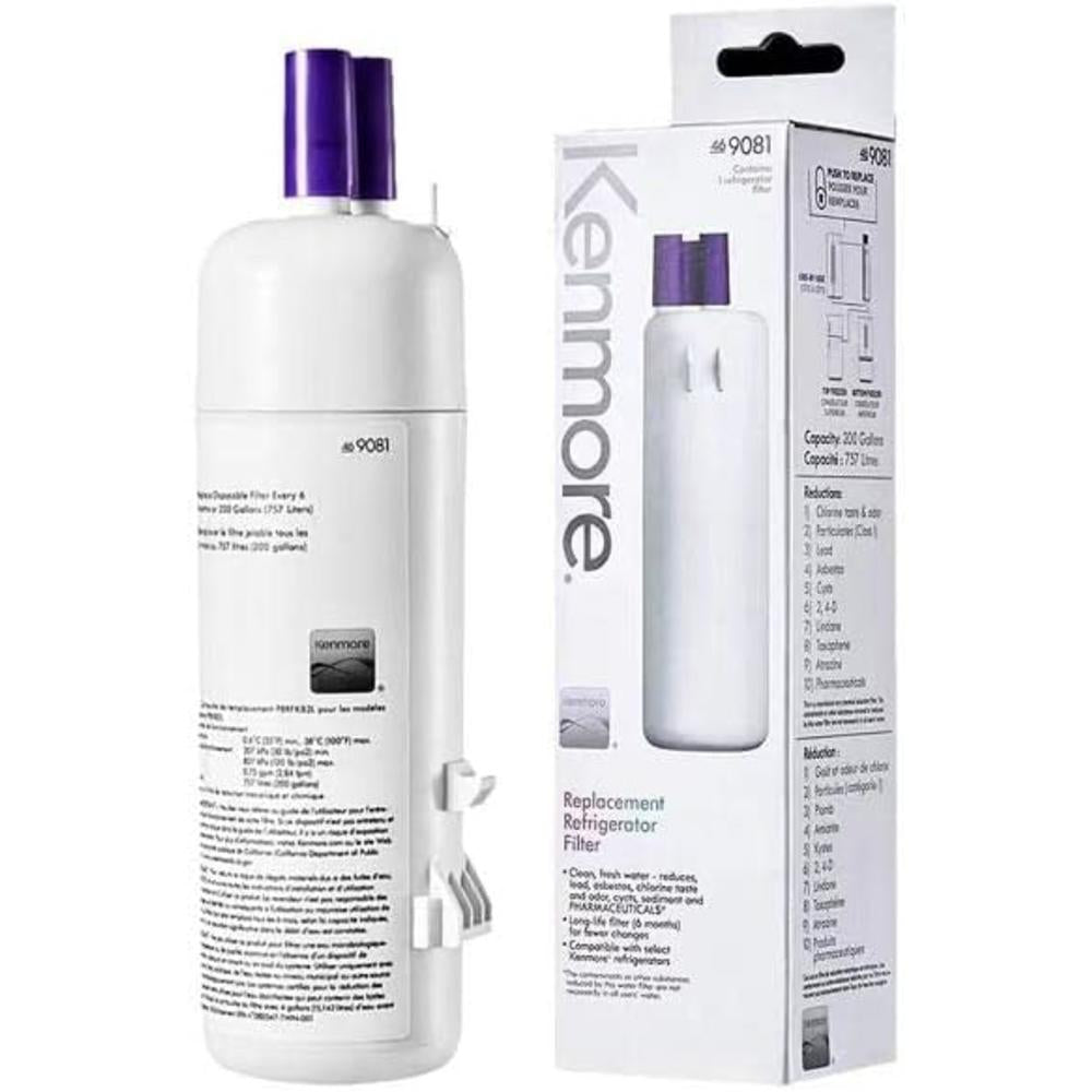 Lux Refrigerator Replacement 1, ,9930,9081 Water Filter, White