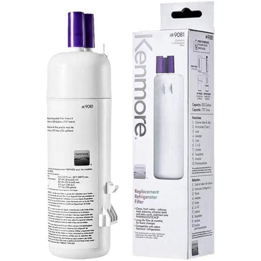 Lux Refrigerator Replacement 1, ,9930,9081 Water Filter, White