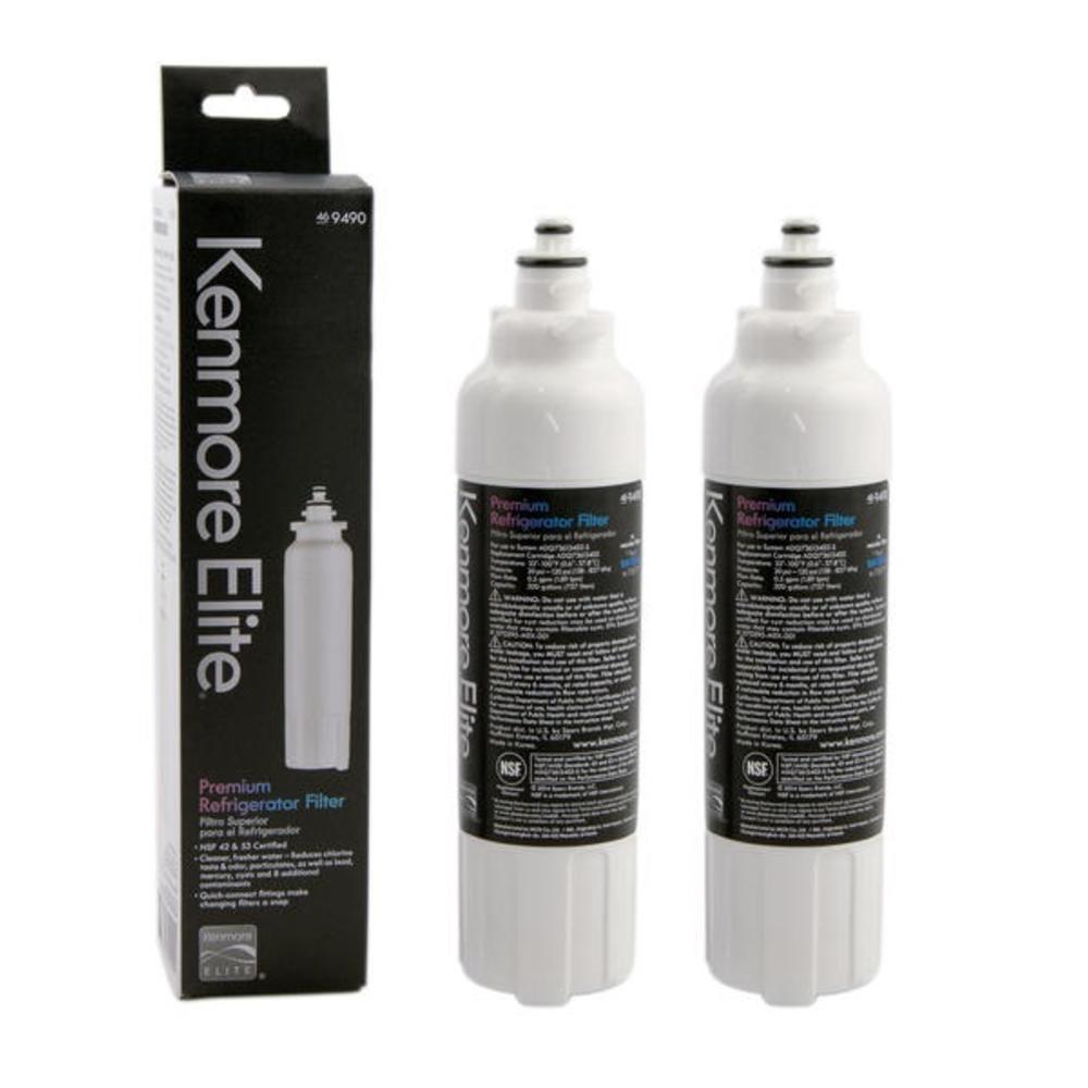 469490 ADQ73613402, 469490 46-9490 Refrigerator Water Filter, 2 Pack